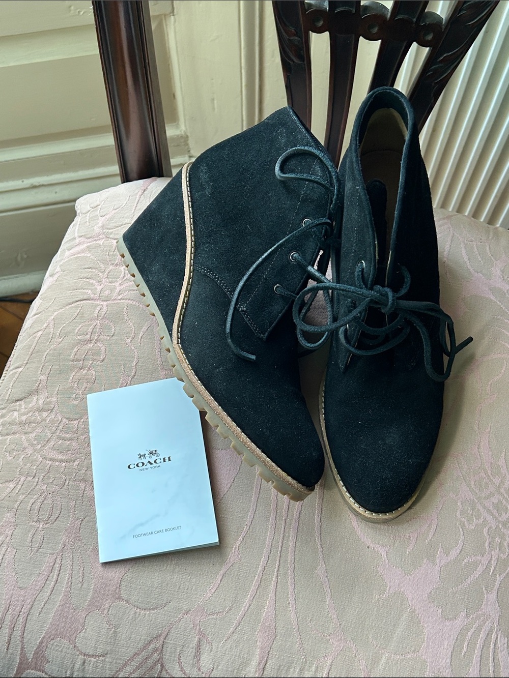Coach Karson Wedge Boots